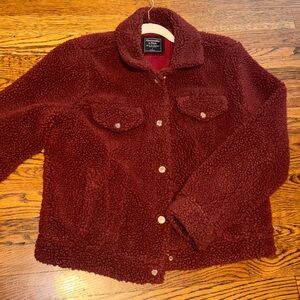 Abercrombie & Fitch Teddy Sherpa Jacket